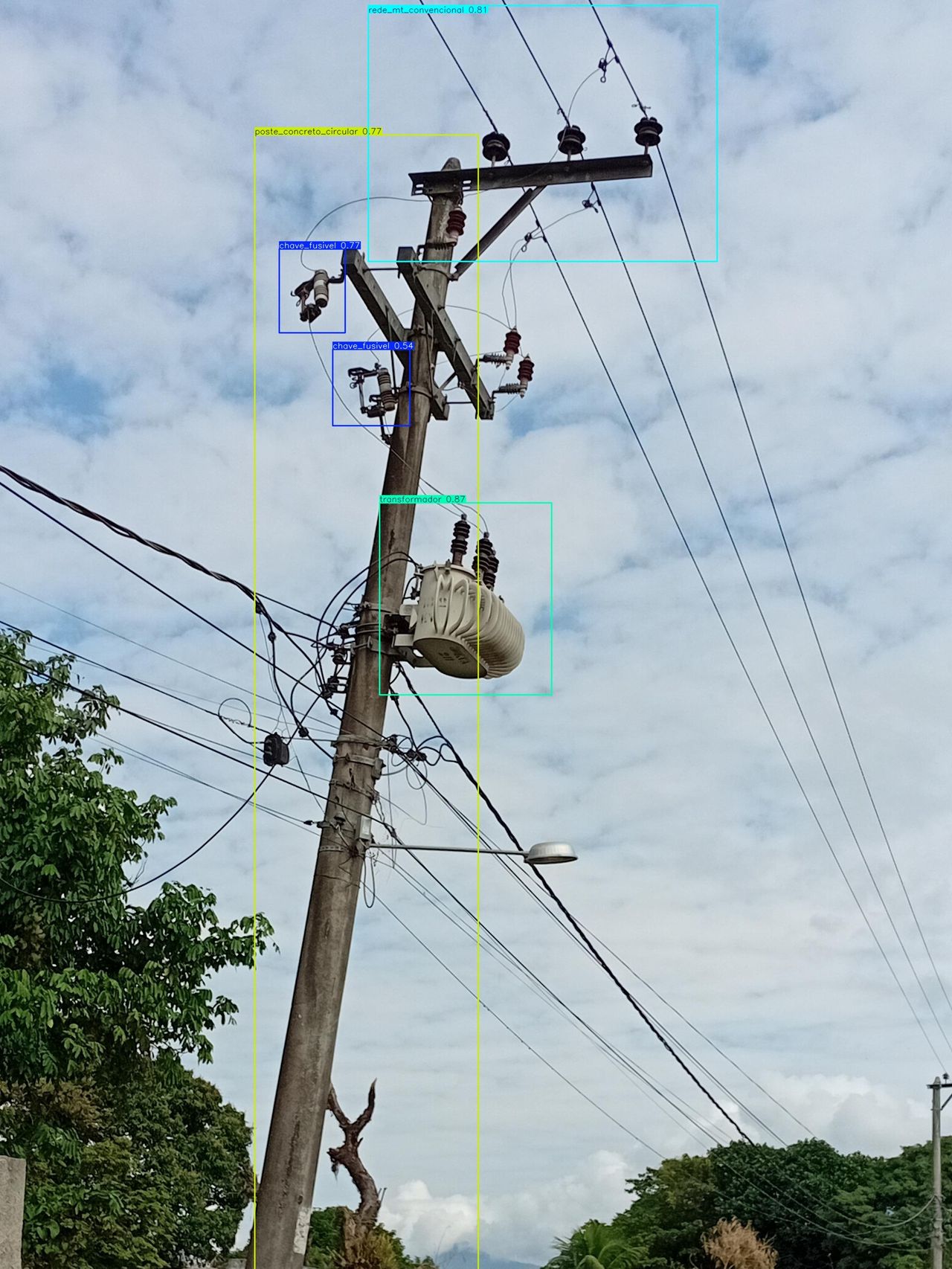 Detecção automática de ativos elétricos